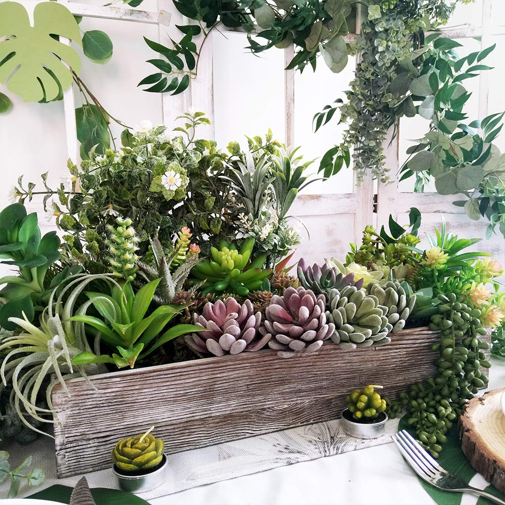 Supla planter ready for succulents and mini plants as centerpiece.