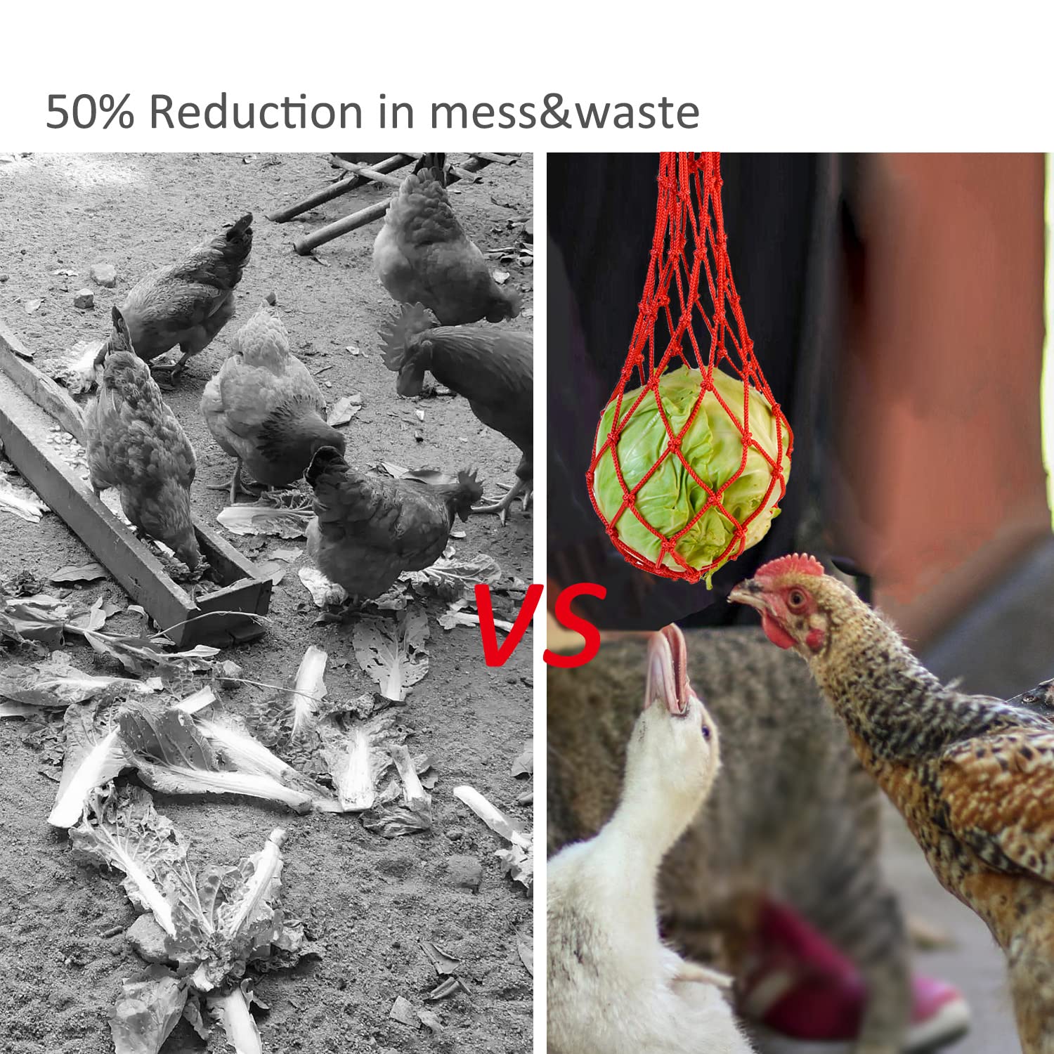 Dense mesh holds small veggie pieces securely and reduces waste