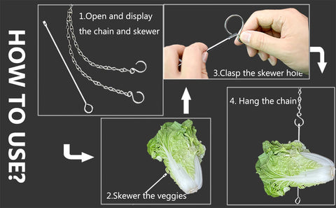 Suplklz nine-point-two-inch-vegetables-fork supports cabbage or lettuce with ease.