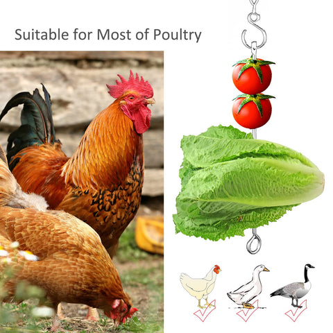 Suplklz veggie-skewer-for-hens keeps treats secure and entertaining during cage or aviary use.