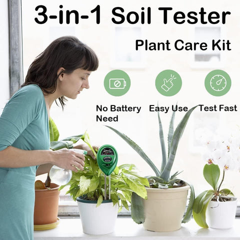 Suplong light value reading shows sun exposure to optimize plant placement.
