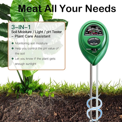 Suplong no-battery-needed design enables easy, portable soil testing.
