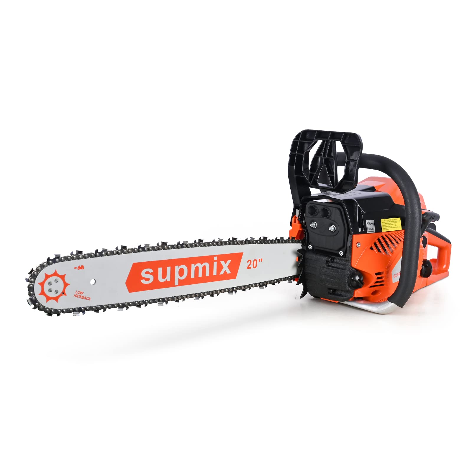 SUPMIXTOOLS 62cc chainsaw with powerful engine for tough log cutting