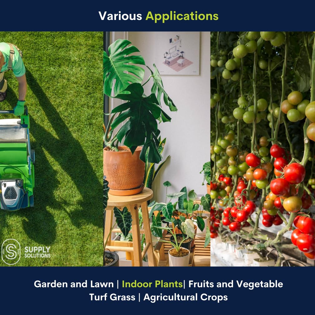 Bloom-ready flowers and vegetables supported by balanced Supply Solutions nutrition.