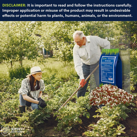 Healthy beds with Supply Solutions fertilizer promote soil health and microbial activity.