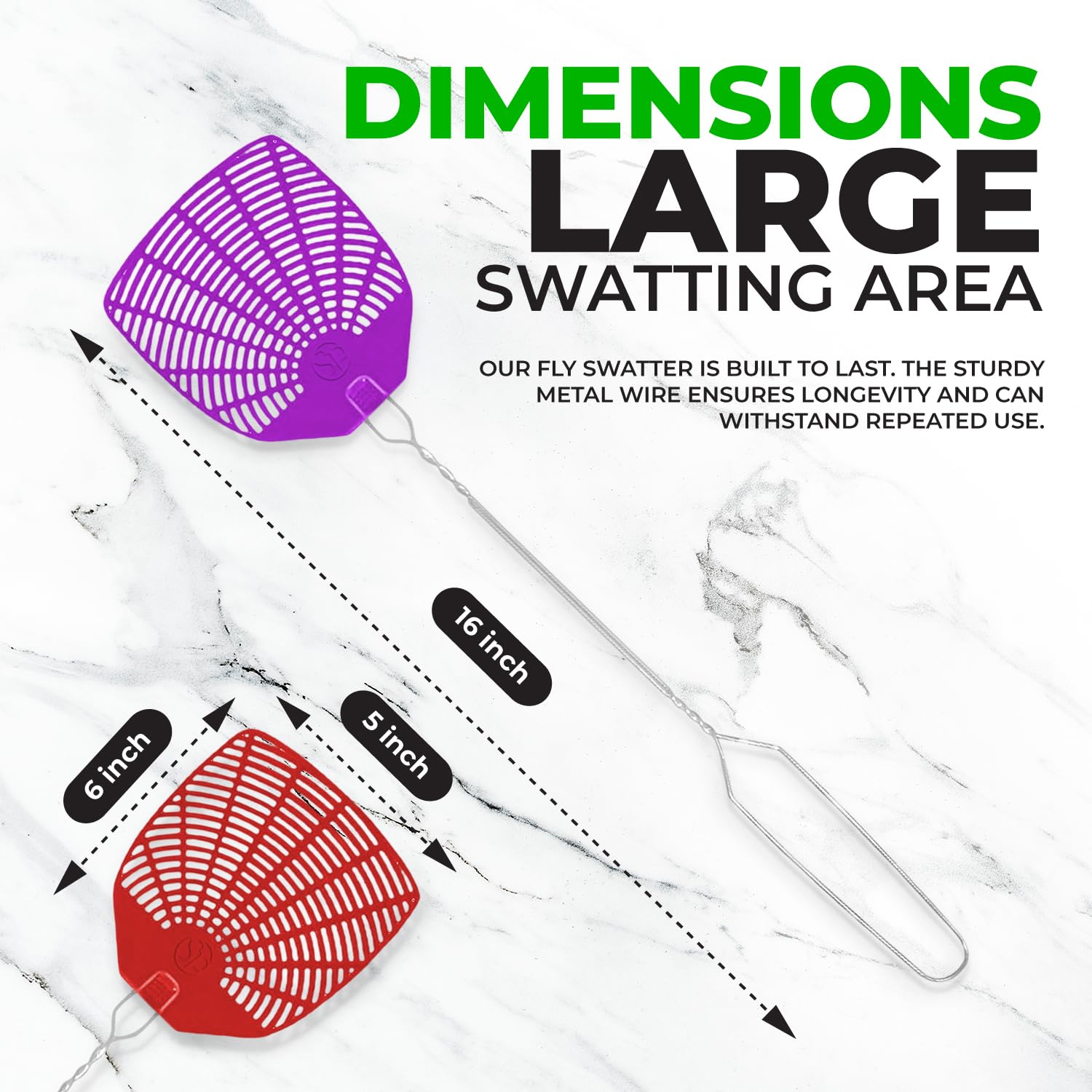 SUPREME PRO swatter in indoor use for fast insect relief.