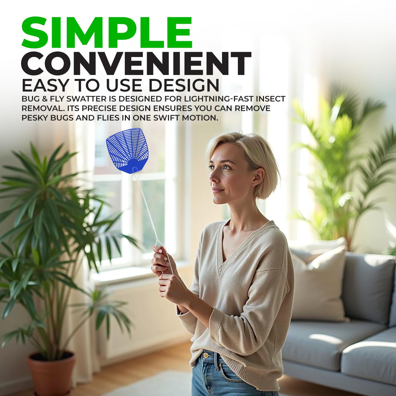 SUPREME PRO outdoor patio scene shows swift bug control.