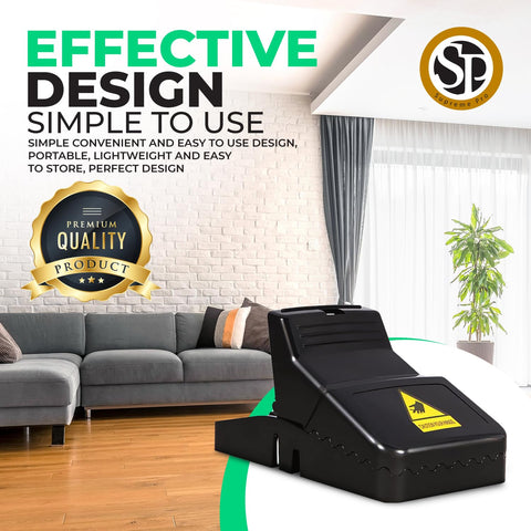 Supreme Pro durable materials make this trap long-lasting for indoor and outdoor use.