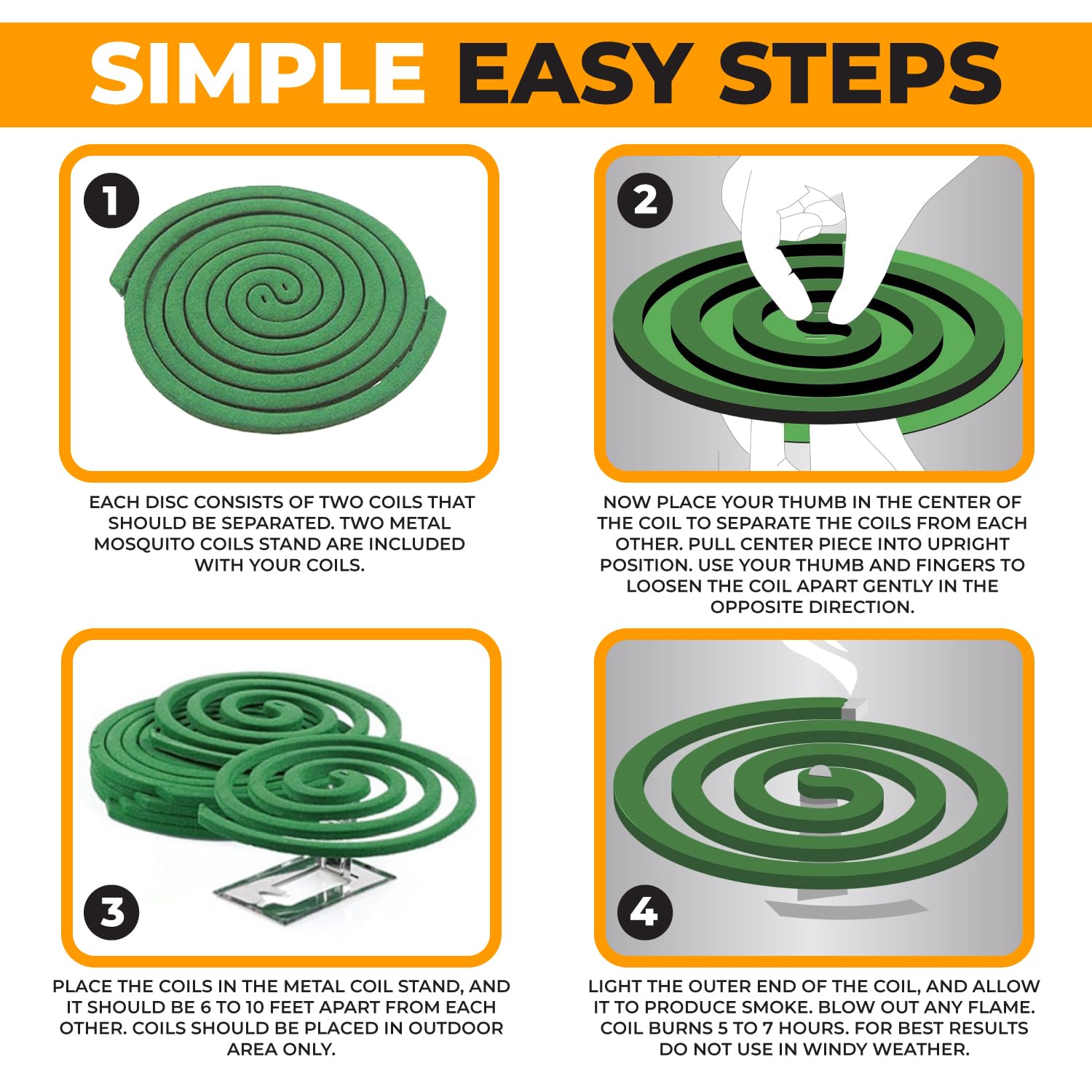 SUPREME PRO coils in camping scene repelling insects.
