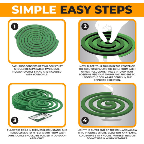 SUPREME PRO coils in camping scene repelling insects.