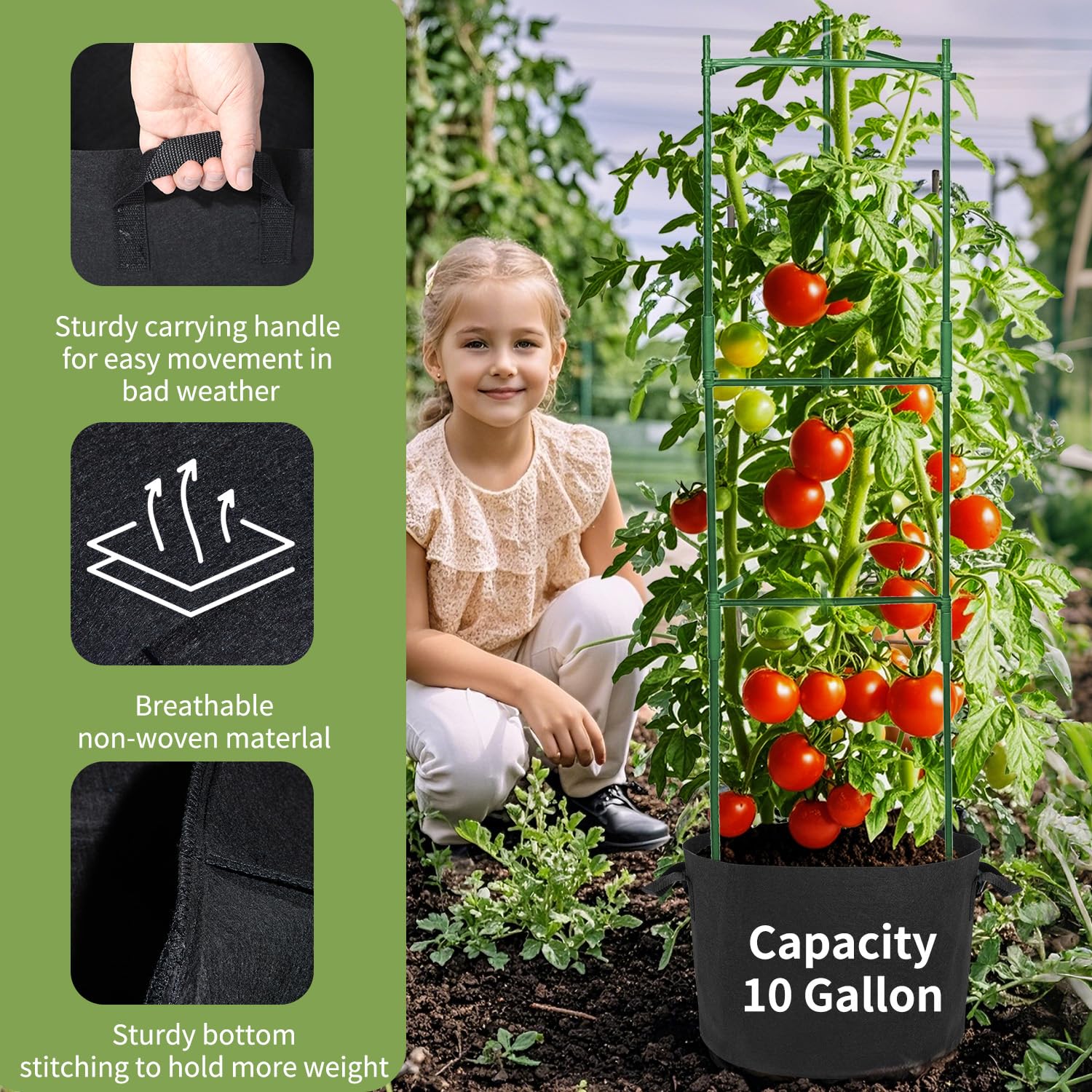 Suprock easy-assembly design saves time in garden setup.