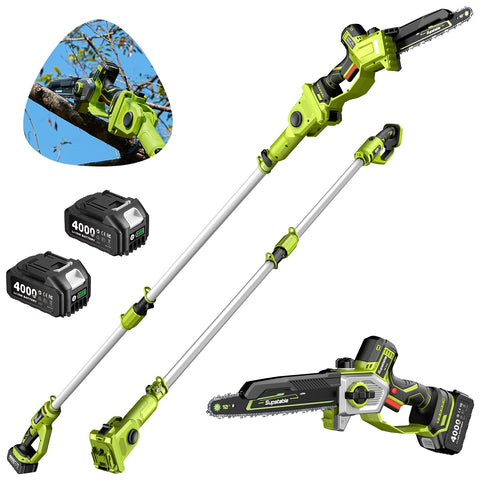 Supstable 10-inch chainsaw guide bar for thicker branches with fewer passes