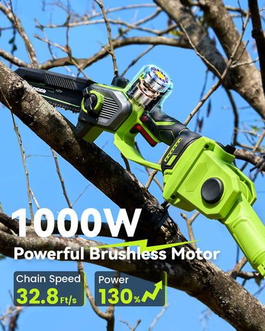Supstable dual 4000mAh batteries extend cordless pruning sessions