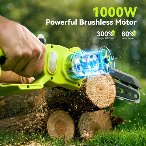 Two-battery setup powers longer cordless sessions for garden work