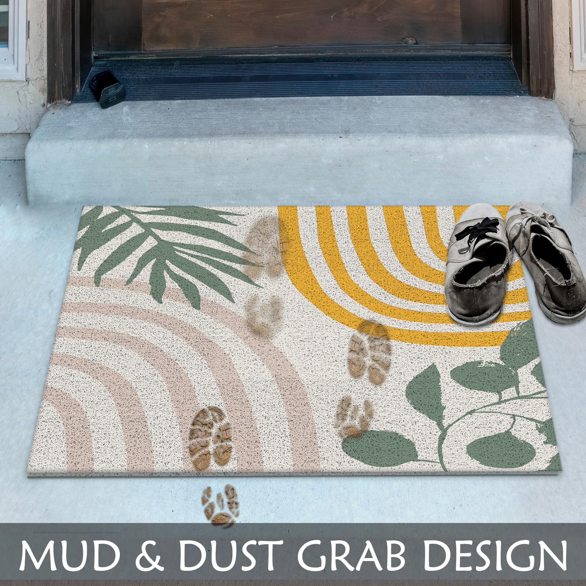 Supwhd Boho Door mat for kitchen or patio keeps floors dry.