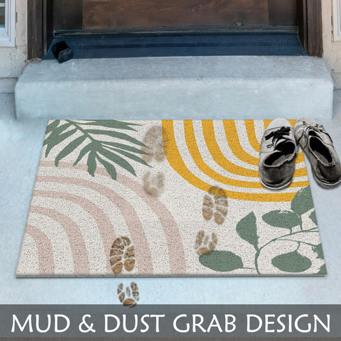 Supwhd Boho Door mat for kitchen or patio keeps floors dry.