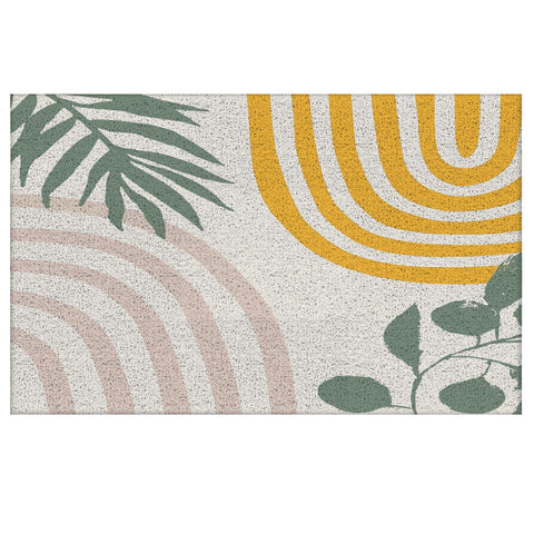 Supwhd Boho Welcome door mat outdoor traps dirt and adds curb appeal.