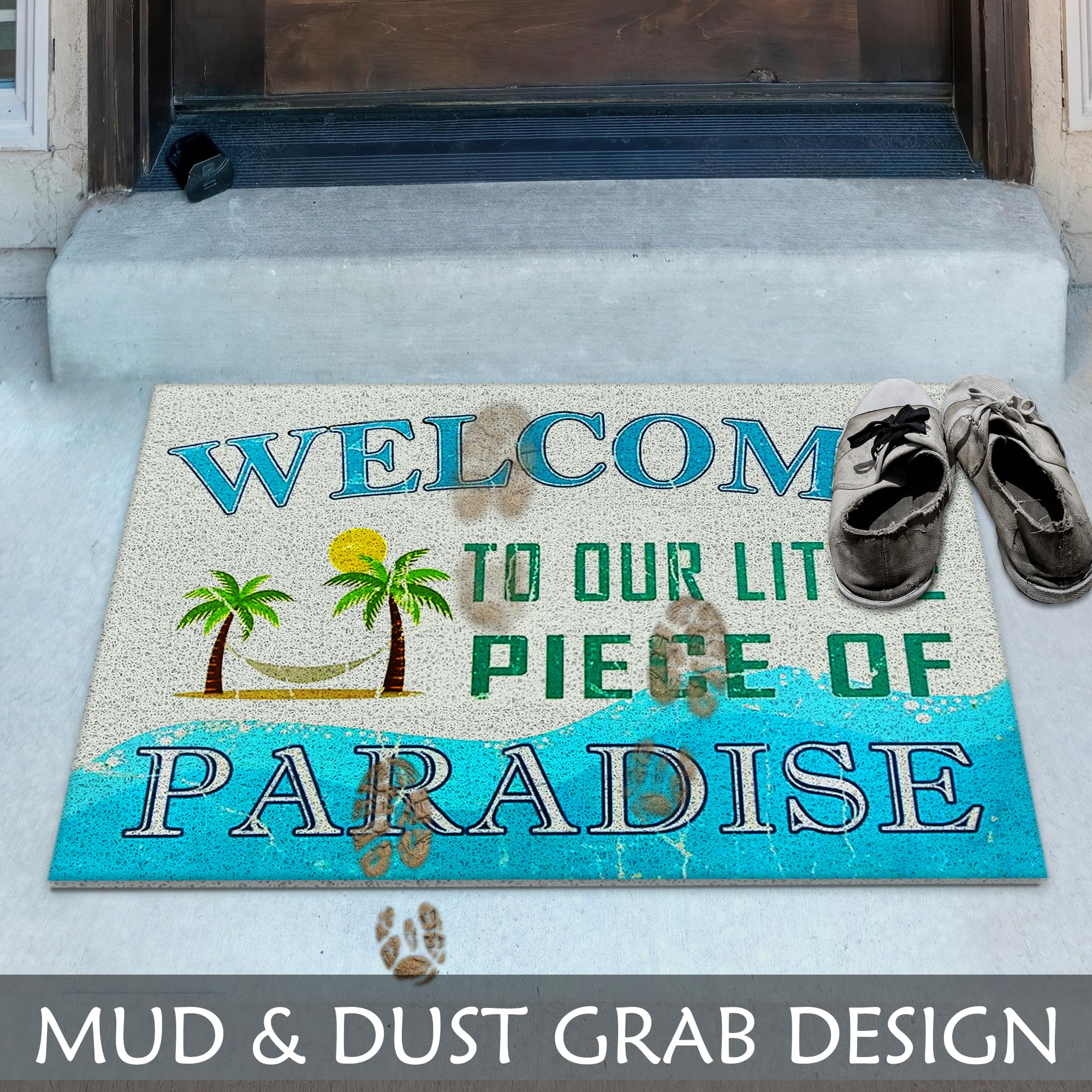 Supwhd Outdoor-Indoor Door Mat protects floors at entryways and patios