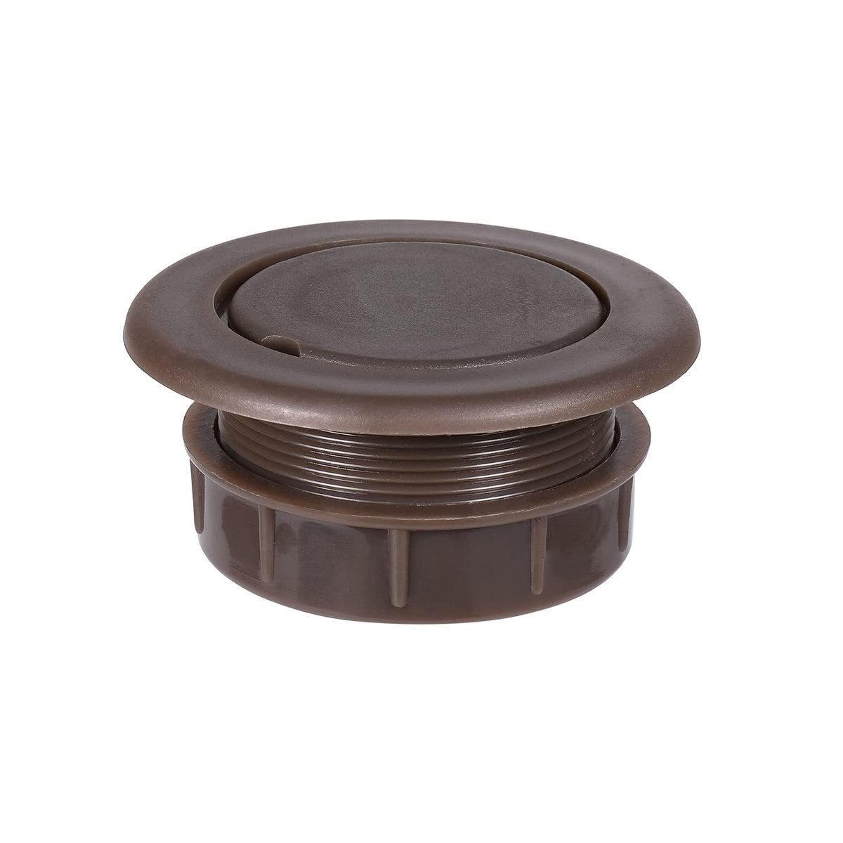 SUQ I OME parasol hole ring in dark brown stabilizes table umbrellas and reduces movement.