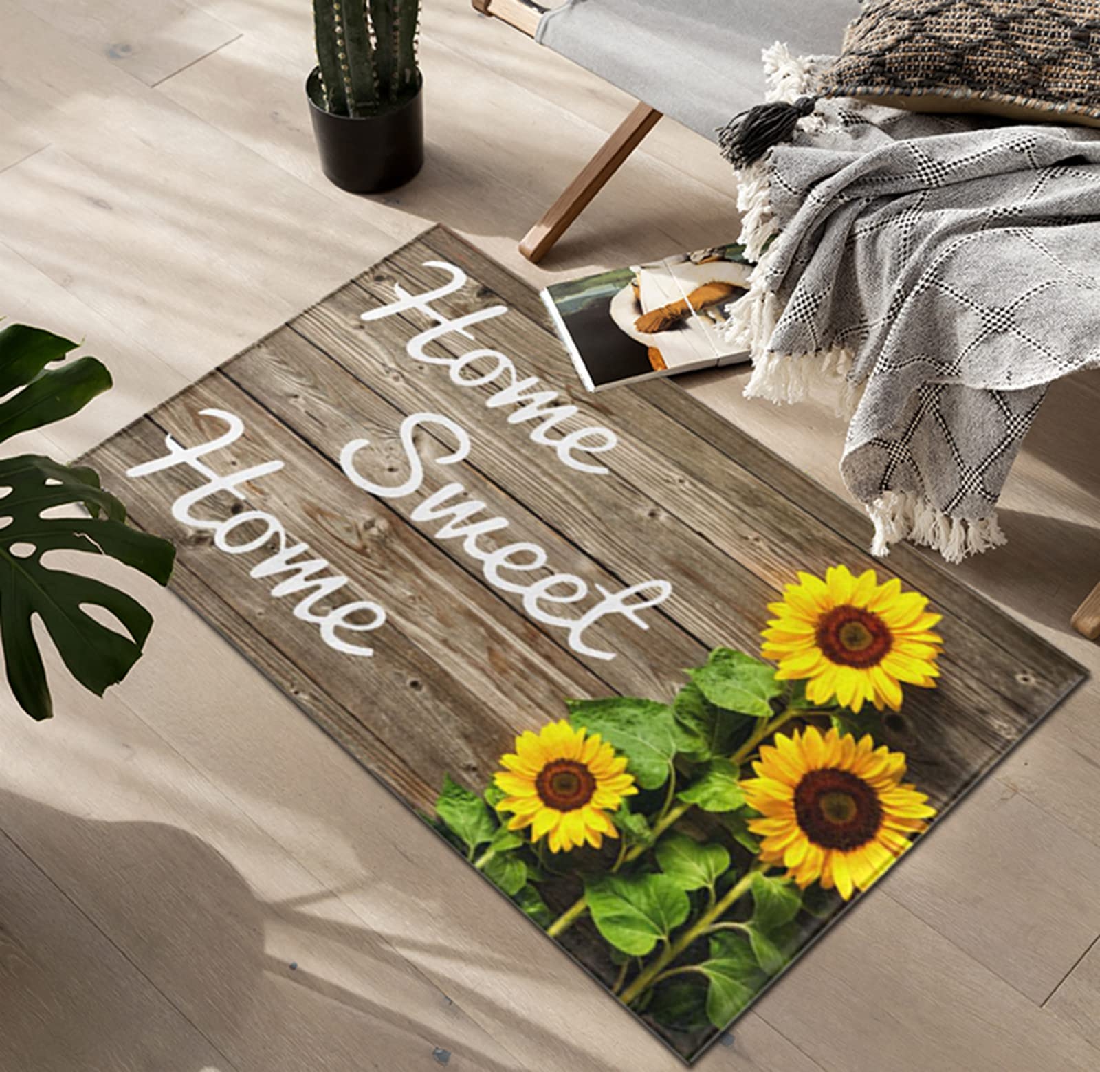 SuQKXCo Indoor outdoor use; versatile mat for entry, patio, or garage
