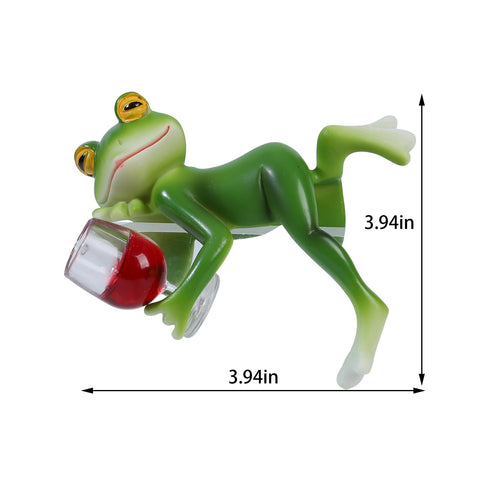 Suqorinp frog planter hugger brightening a balcony display