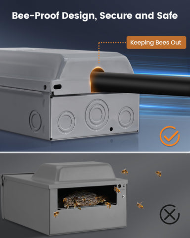 SURAIELEC 3R rainproof enclosure protects connections from dust