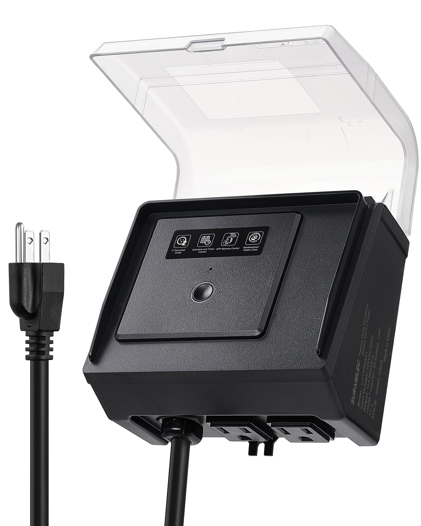 SURAIELEC salt chlorination and pool equipment support for durable outdoor use.