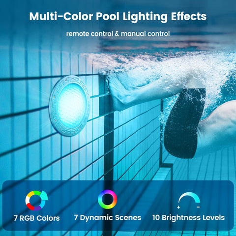 SURAIELEC fits 10-inch wet niches, compatible with common inground pool installations.