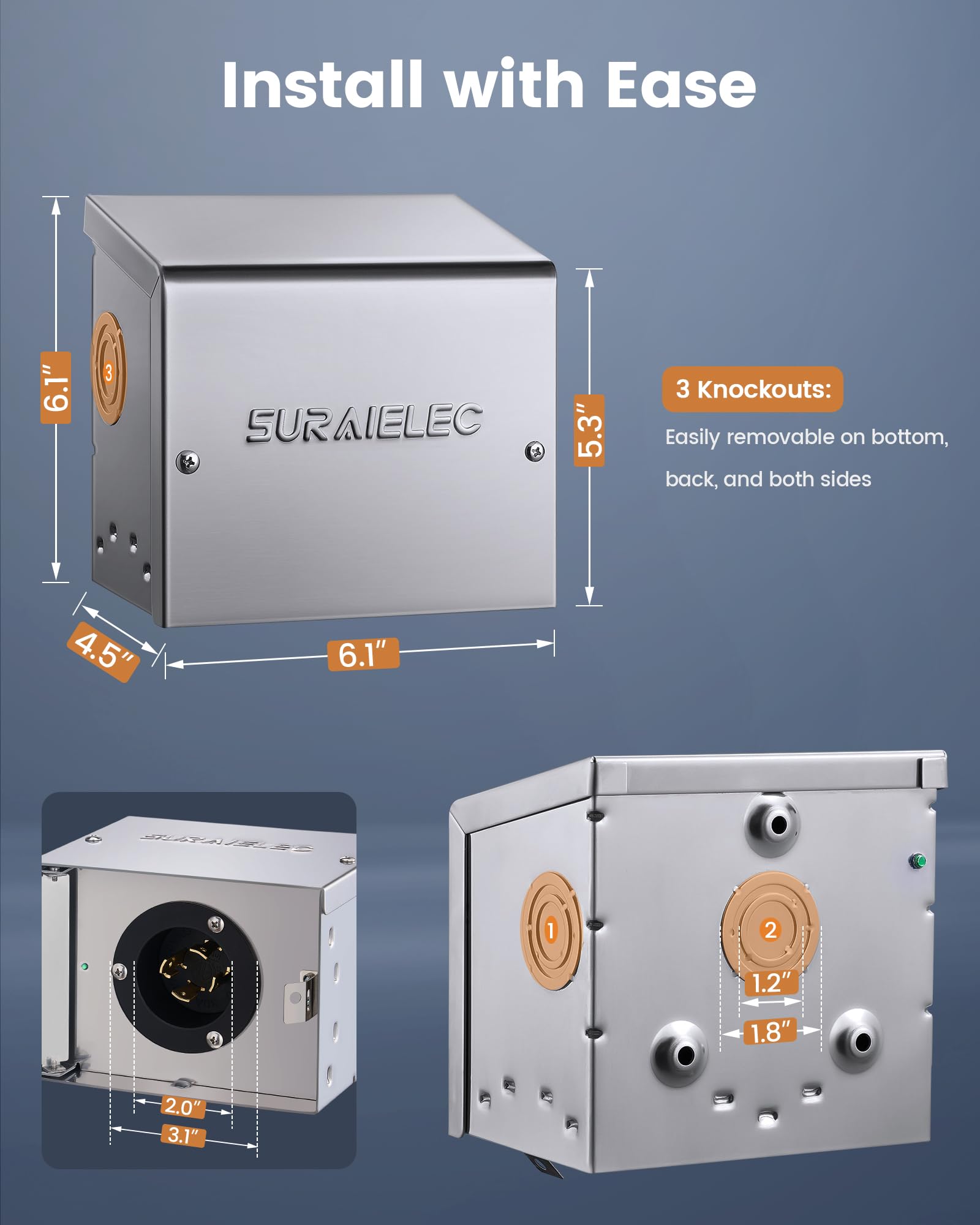 SURAIELEC outdoor setup illustrating backup power use case