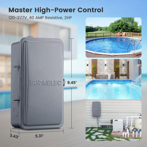 Suraielec timer installation is simple and quick.