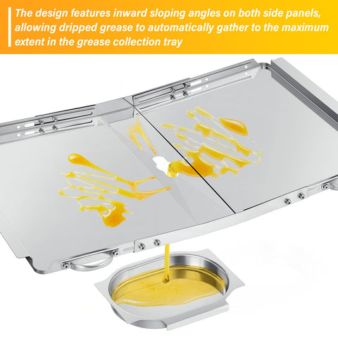 Suranew grease tray quick-assembly shows a five-minute setup.