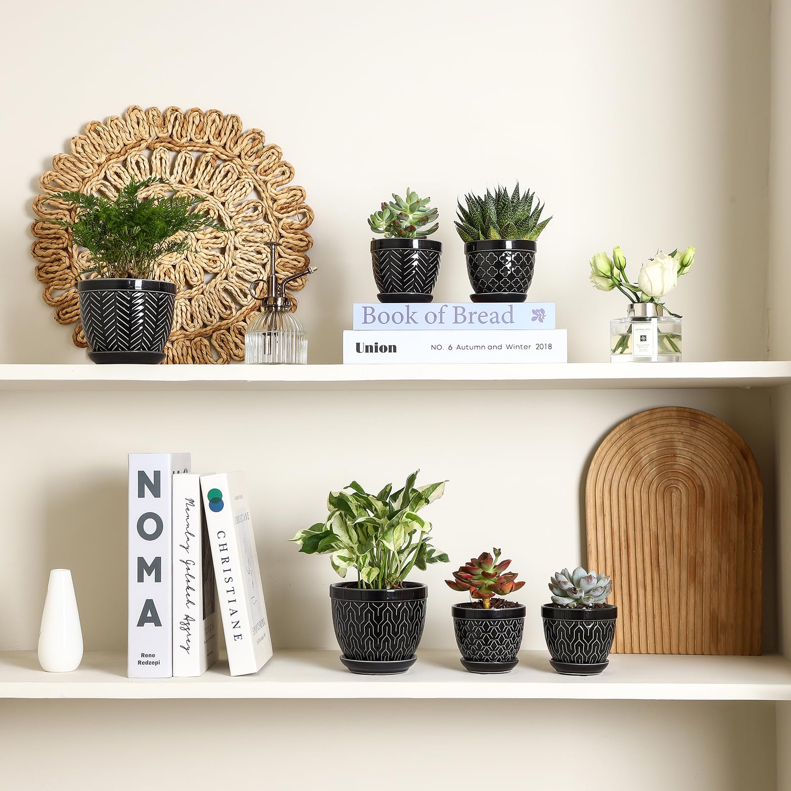 Sureasy indoor planters decorative ceramic for versatile home use.