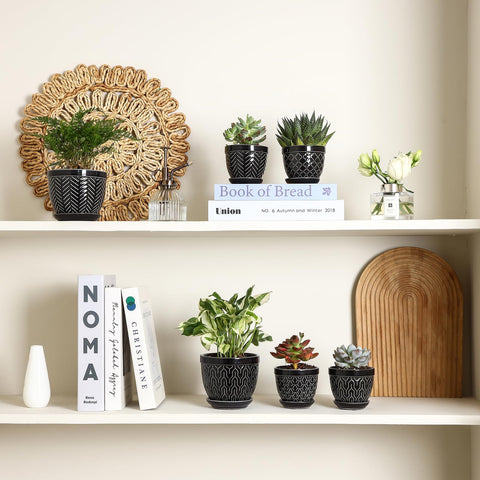 Sureasy indoor planters decorative ceramic for versatile home use.