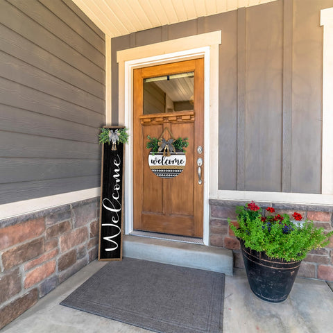 Surfapans welcome sign shown as a thoughtful gift-ready porch decor.