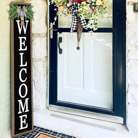 Surfapans giftworthy welcome sign suited for housewarmings.