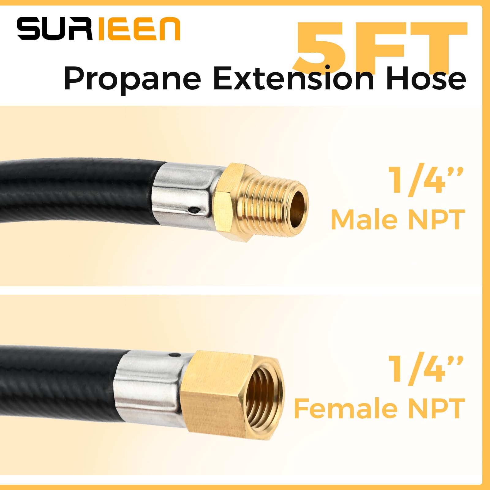 SURIEEN NPT female coupler enabling quick, secure hose connections.