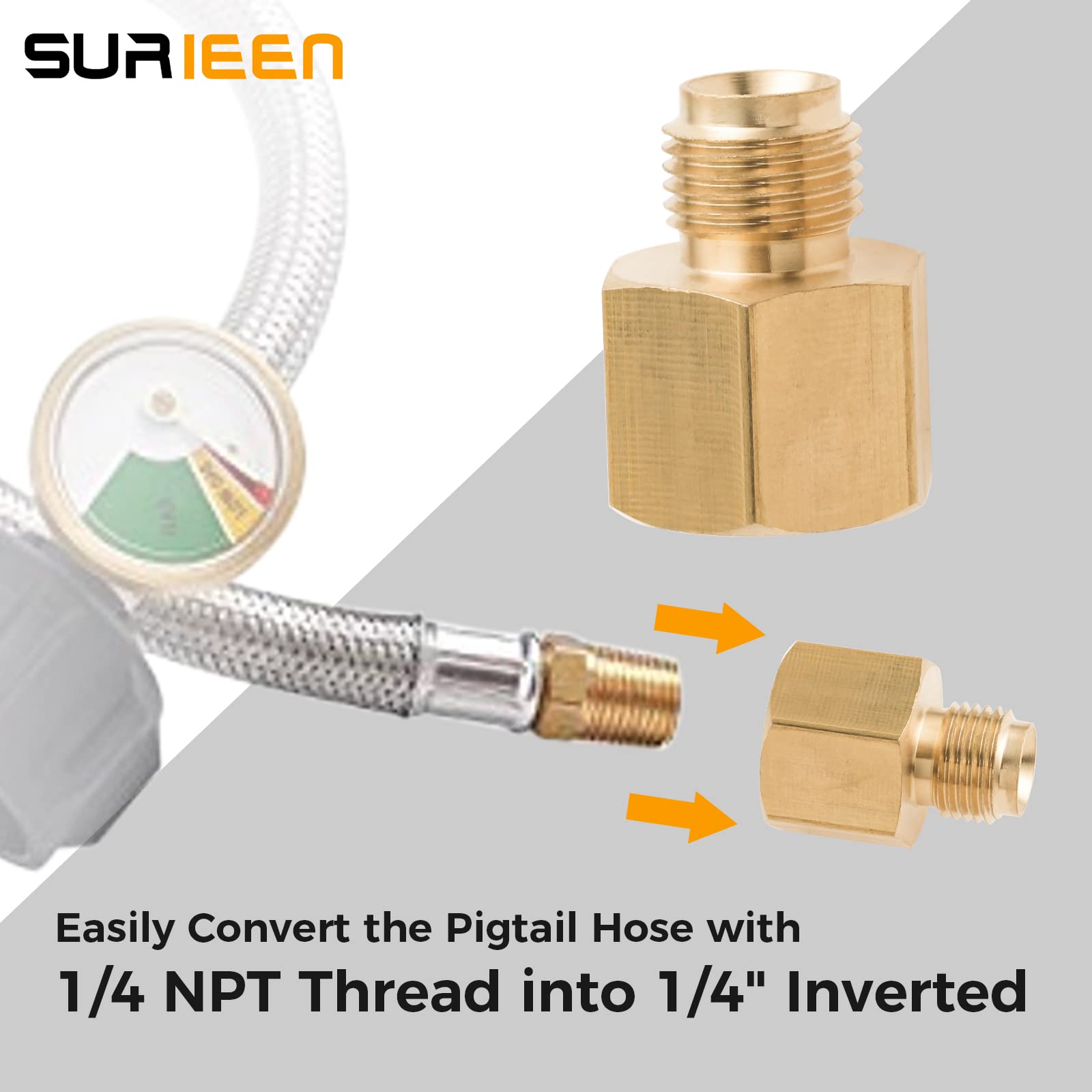 Polished brass finish reduces dust buildup and maintains appearance.