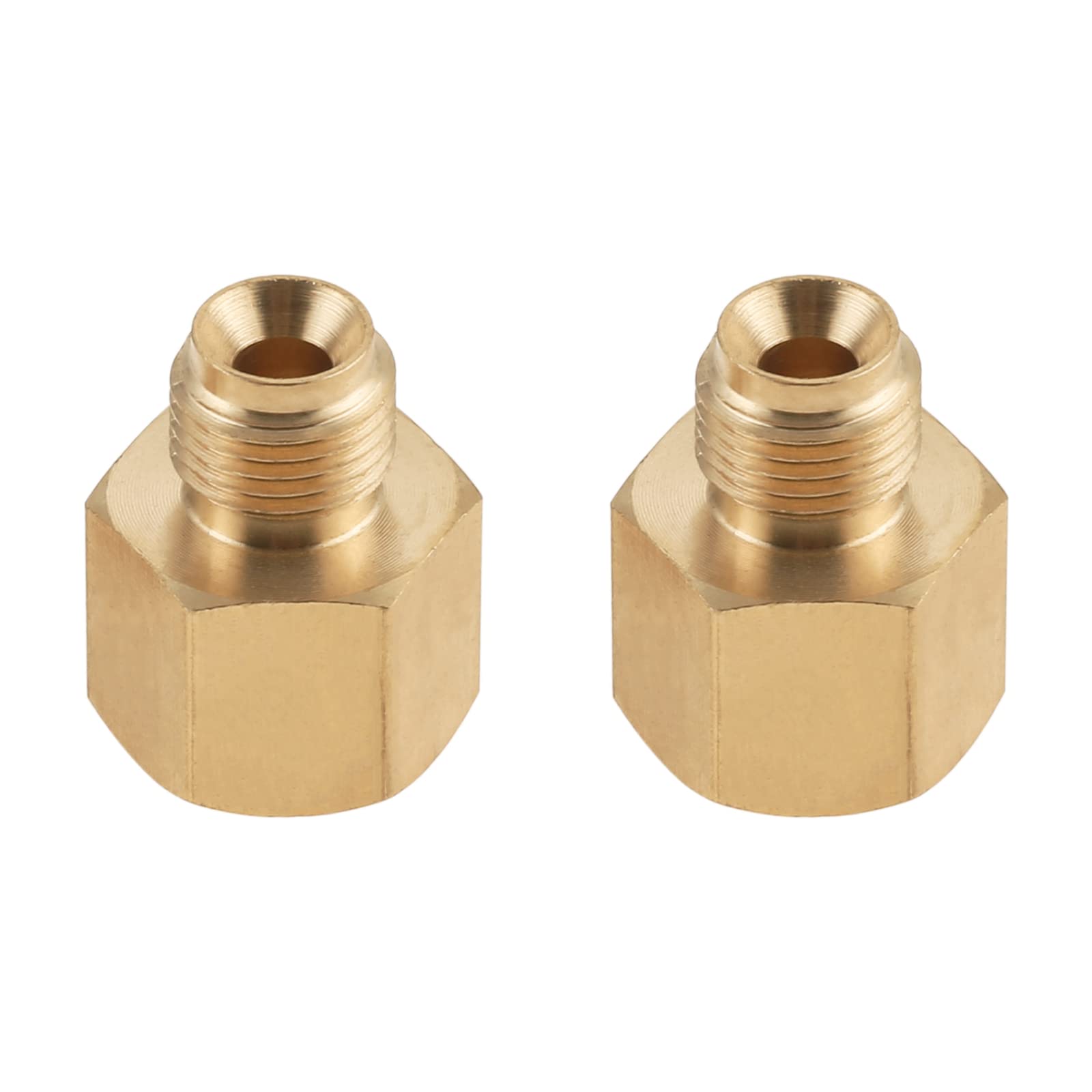 SURIEEN brass RV propane adapter with 1/4 inch NPT for durable fittings.