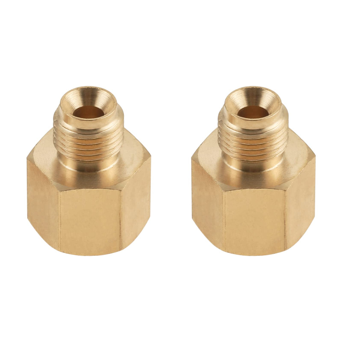 SURIEEN brass RV propane adapter with 1/4 inch NPT for durable fittings.