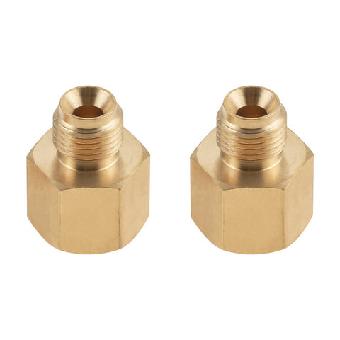 SURIEEN brass RV propane adapter with 1/4 inch NPT for durable fittings.