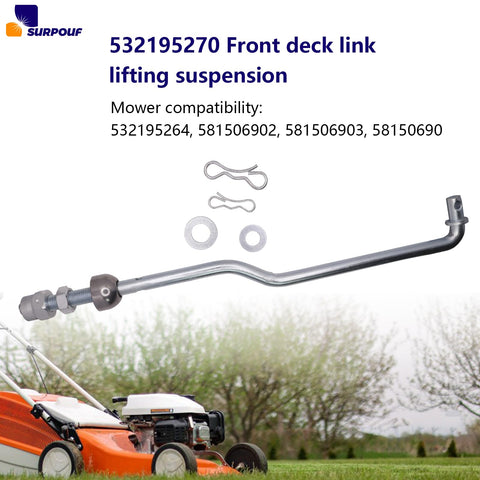 SURPOUF 195270 lift for LT-series mower compatibility and deck control