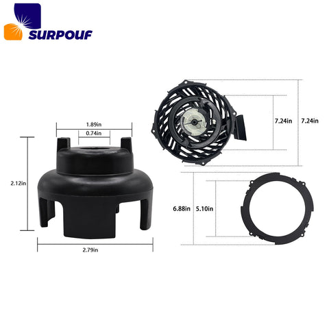 SURPOUF replaceable parts kit extends mower life with key components