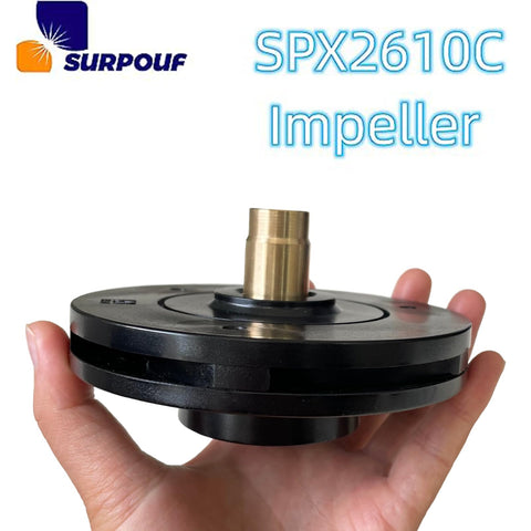 SURPOUF SPX2610C impeller side view highlights compact profile for easy installs.