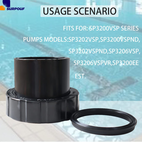 SURPOUF SPX3200UNKIT black body component shown for durable pool upgrade