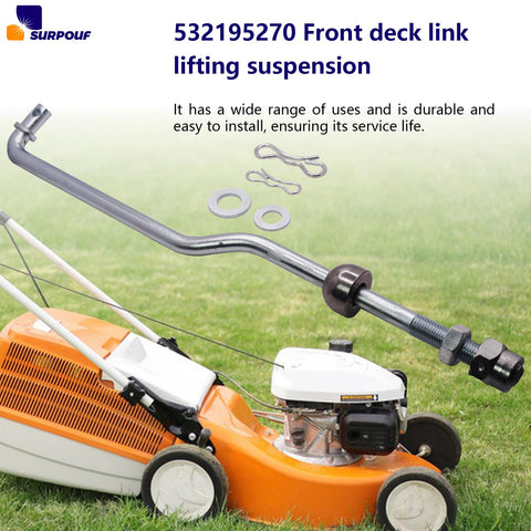 SURPOUF front-deck lift supports a wide range of mower models