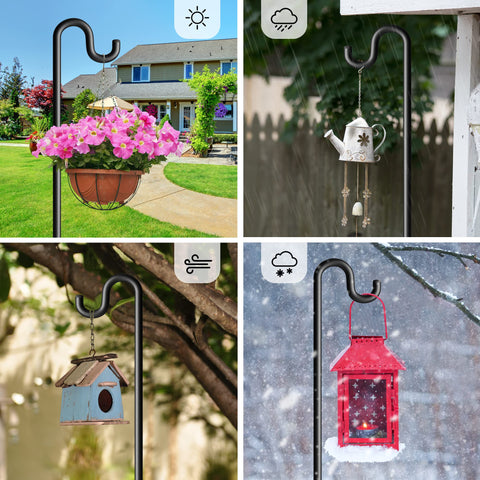 Surprizo powder-coated steel finish resists rust in outdoor use