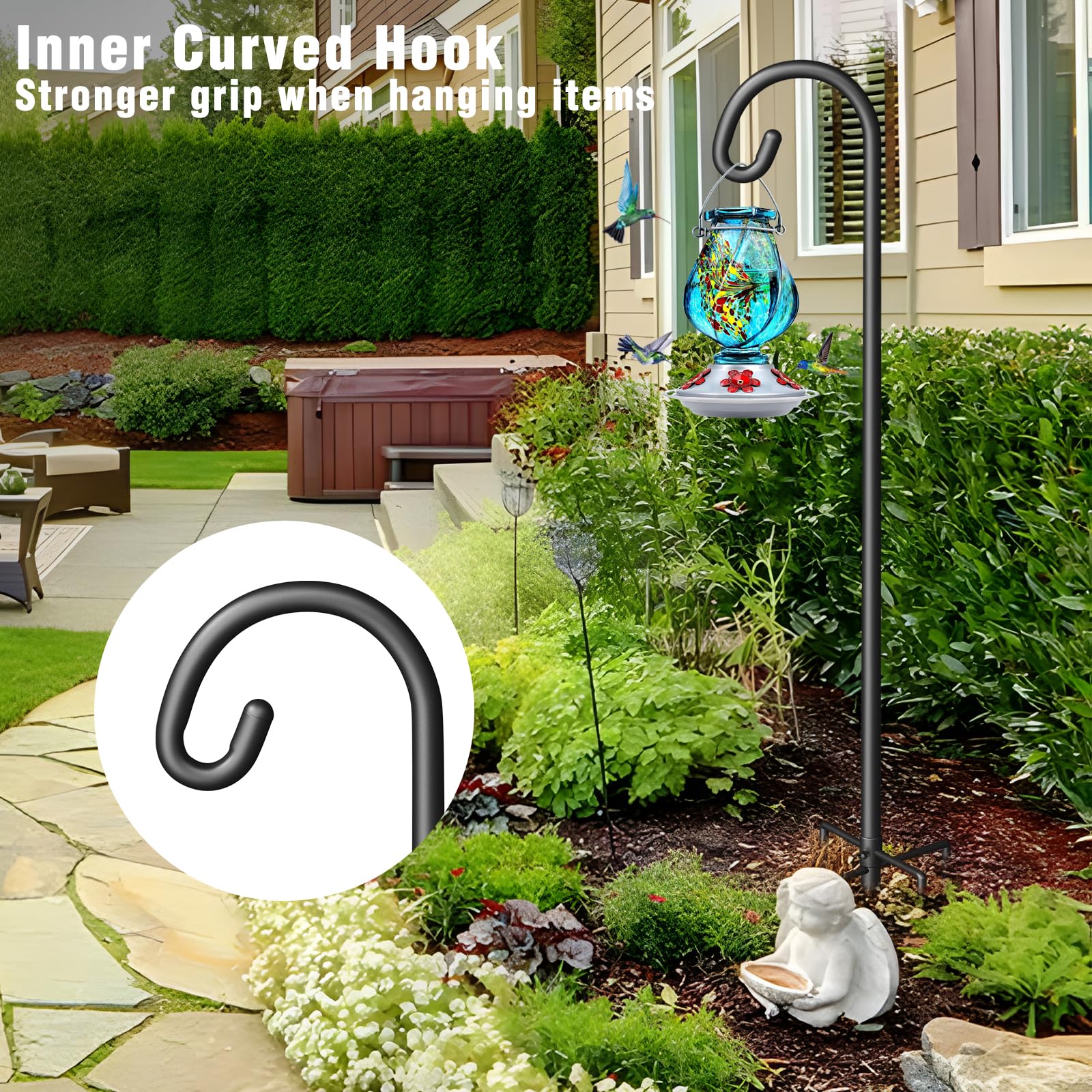 Surprizo Shepherd Hook available in multiple sizes from 46 to 108 inches