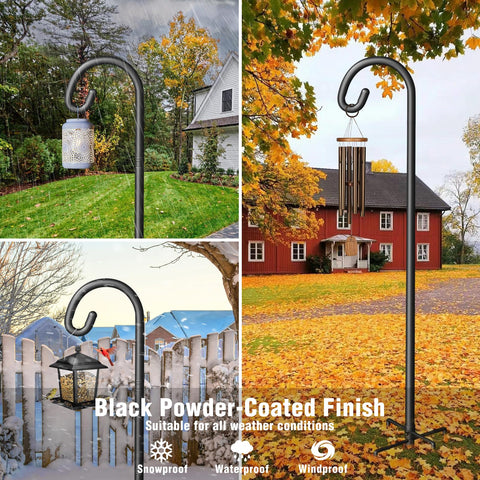 Surprizo Shepherd Hook designed for wind stability in outdoor spaces