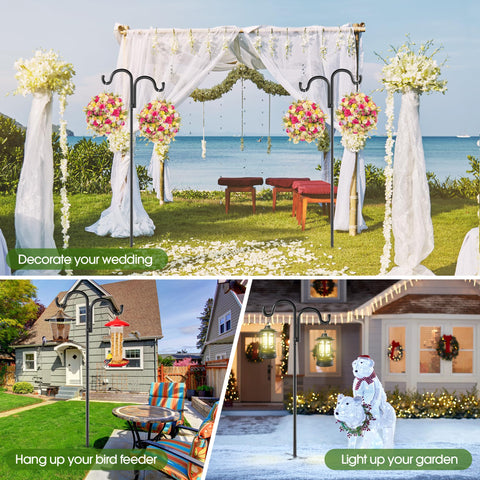 Surprizo wedding-decoration-stand offers dramatic height for outdoor ceremonies