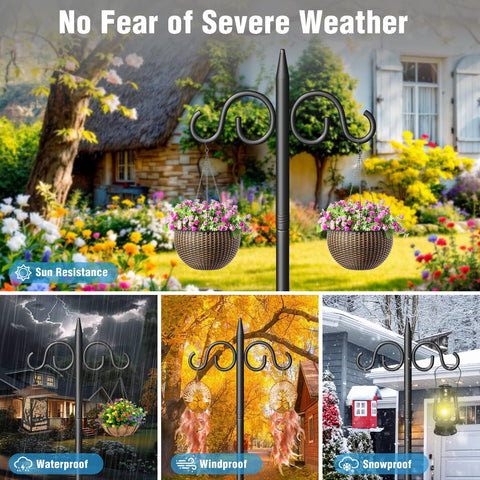 Surprizo weather-resistant finish protects against rain and rust.